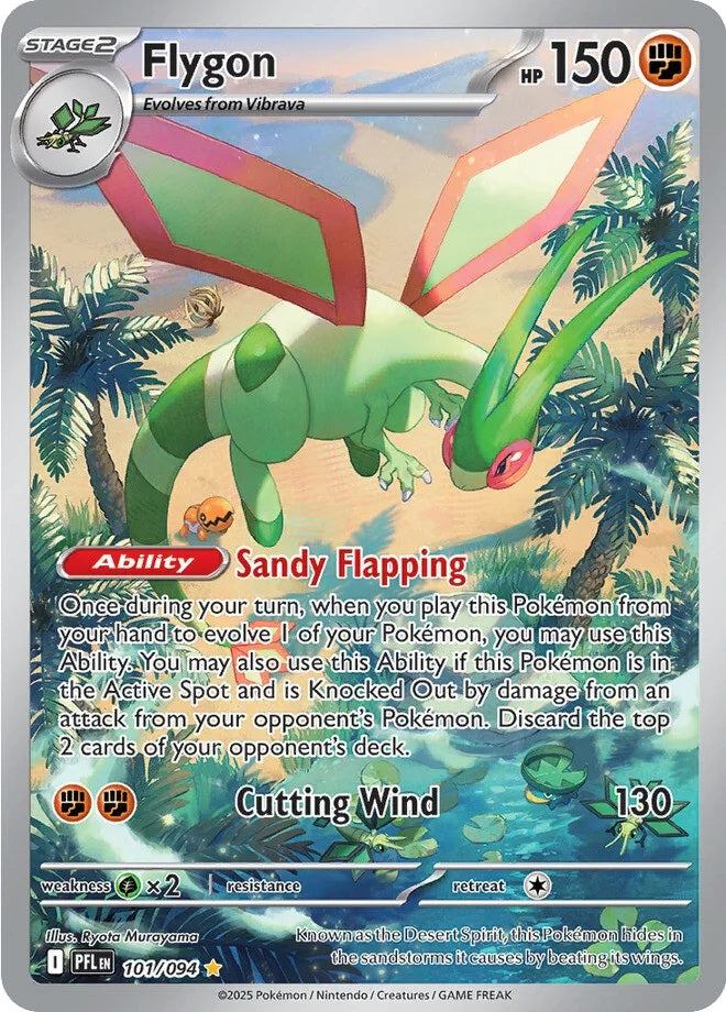 Flygon (101/094) Illustration Rare