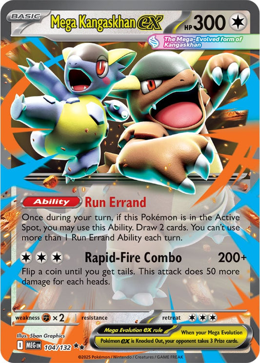 Mega Kangaskhan ex (104/132) Double Rare