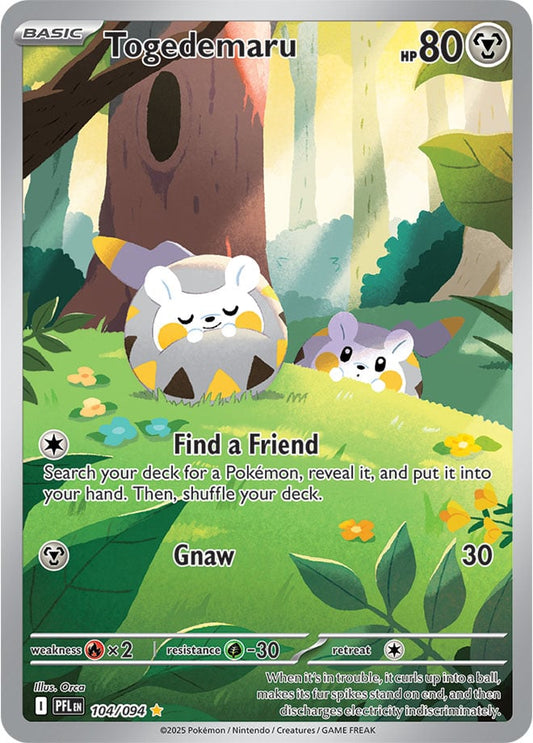 Togedemaru (104/094) Illustration Rare
