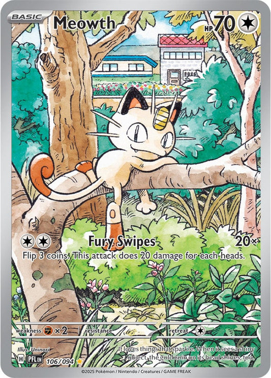 Meowth (106/094) Illustration Rare