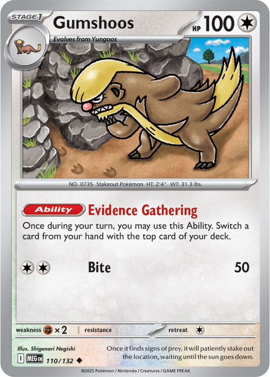 Gumshoos [Reverse Holo] (110/132) Reverse Holo