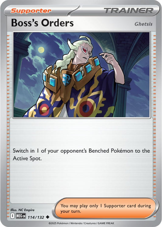 Boss's Orders: Ghetsis [Reverse Holo] (114/132) Reverse Holo