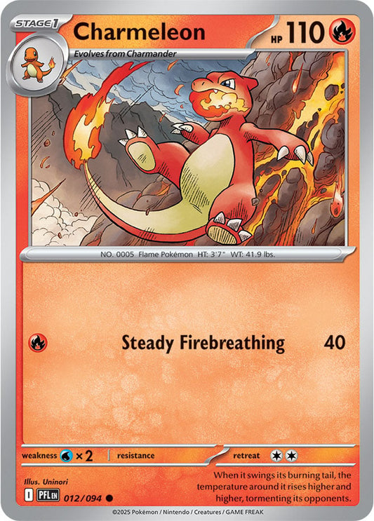 Charmeleon (012/094) Reverse Holo
