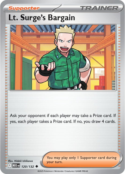 Lt. Surge's Bargain [Reverse Holo] (120/132) Reverse Holo