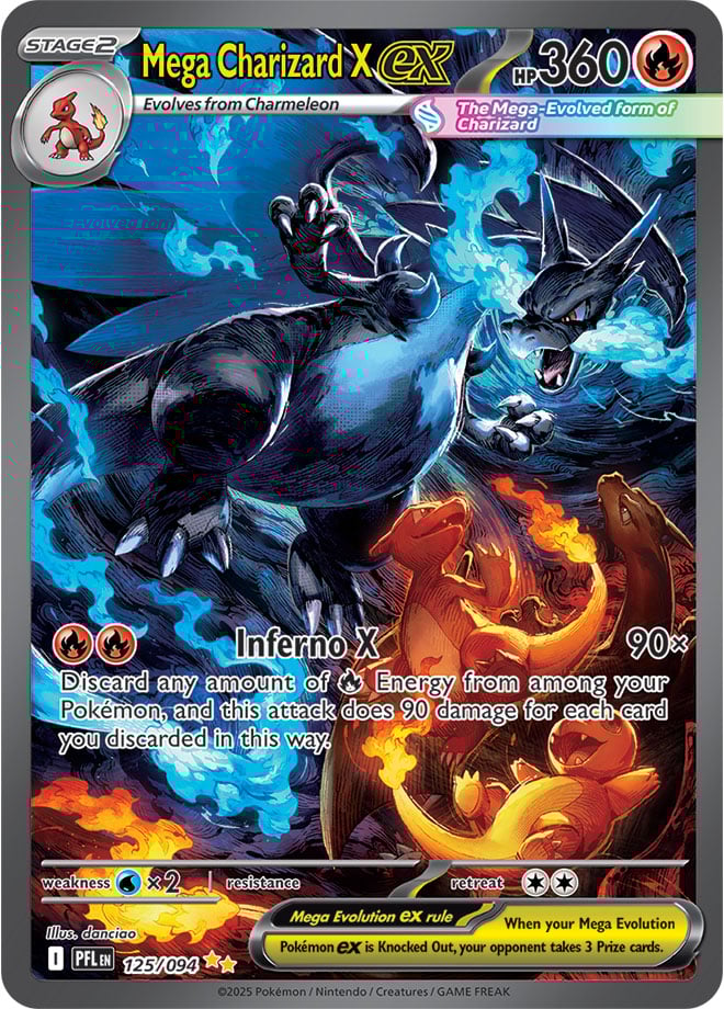 Mega Charizard X ex (125/094) SIR