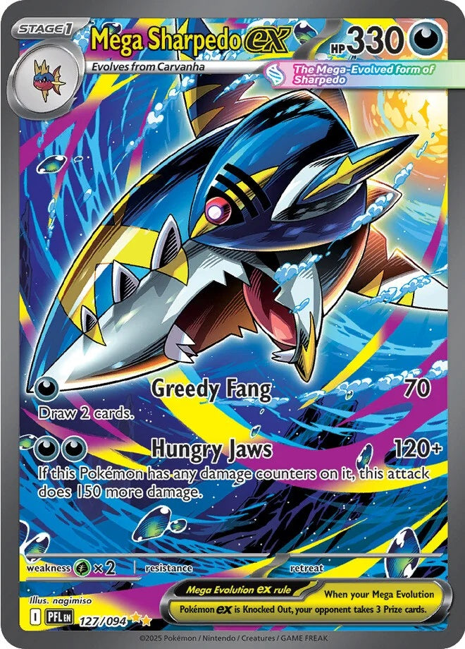 Mega Sharpedo ex (127/094) SIR