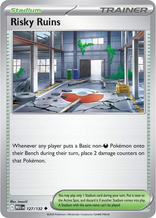 Risky Ruins [Reverse Holo] (127/132) Reverse Holo