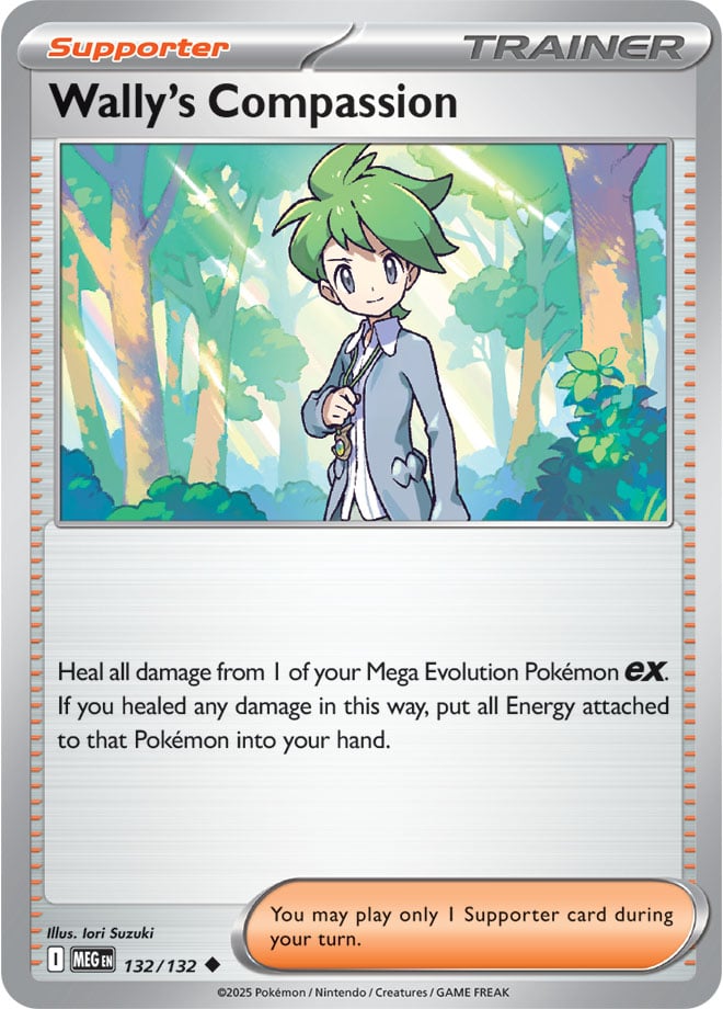 Wally's Compassion [Reverse Holo] (132/132) Reverse Holo