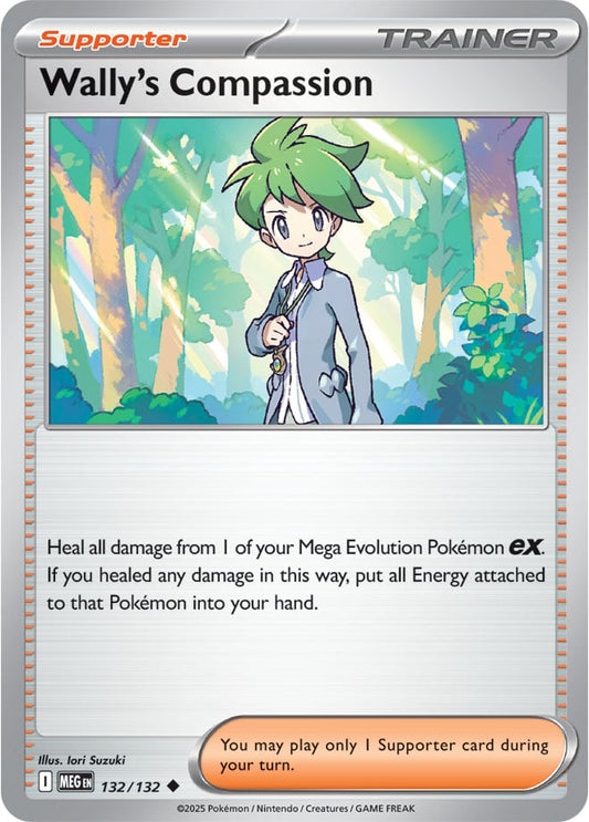 Wally's Compassion [Reverse Holo] (132/132) Reverse Holo