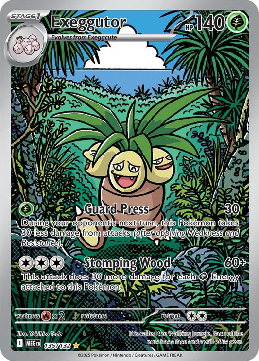 exeggutor (135/132) Illustration Rare