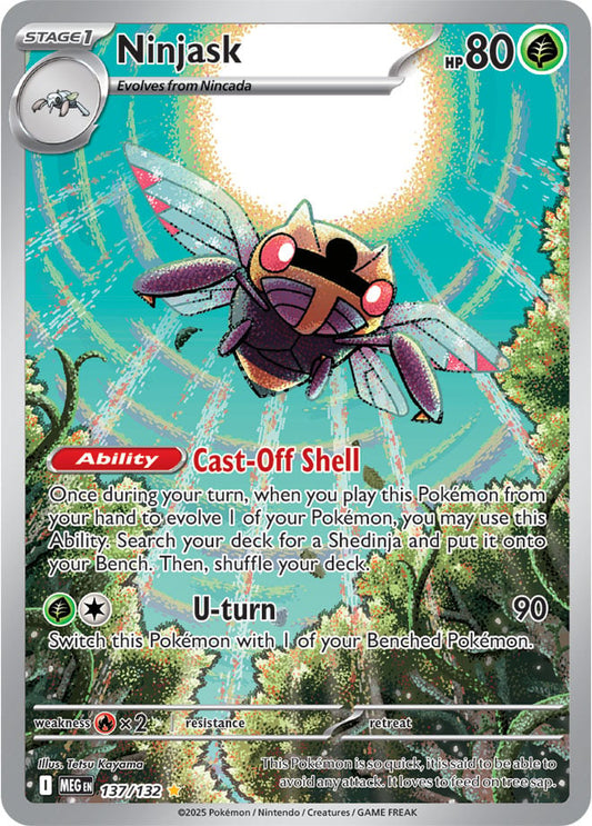 Ninjask (137/132) Illustration Rare