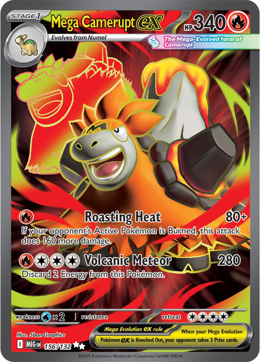 Mega Camerupt ex (156/132) Ultra Rare