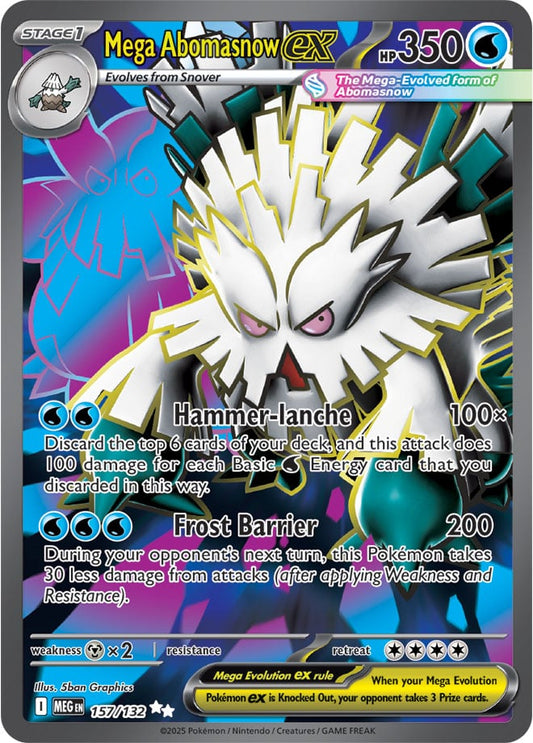 Mega Abomasnow ex (157/132) Ultra Rare