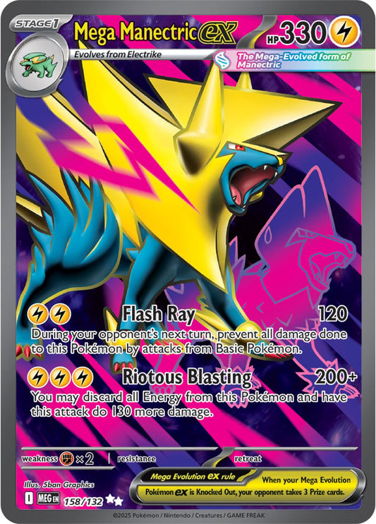 Mega Manectric ex (158/132) Ultra Rare