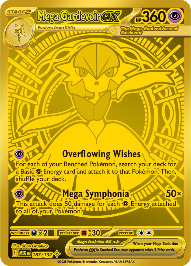 Mega Gardevoir ex (187/132) Mega Hyper Rare – Omni Collectables