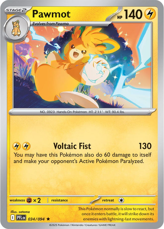 Pawmot (034/094) Reverse Holo