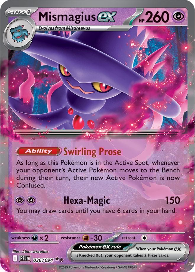 Mismagius ex (036/094) Double Rare
