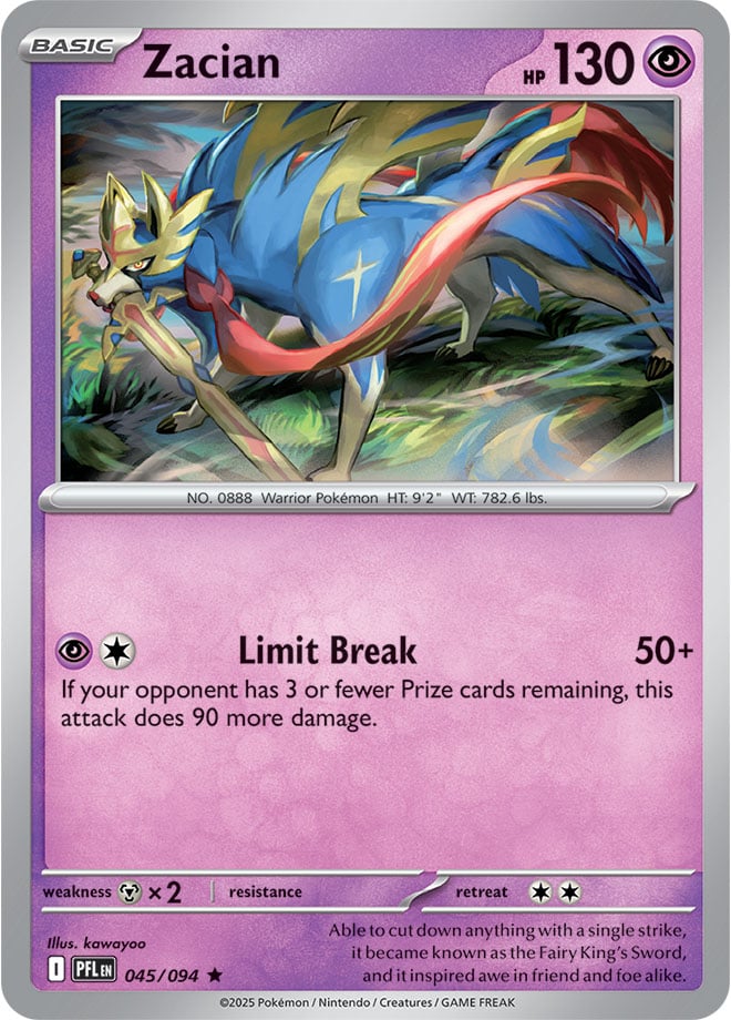 Zacian (045/094) Reverse Holo