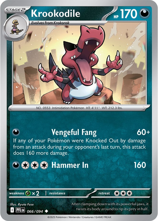 Krookodile (066/094) Reverse Holo