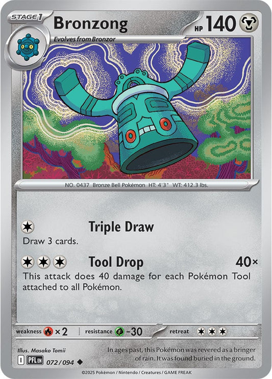 Bronzong (072/094) Reverse Holo