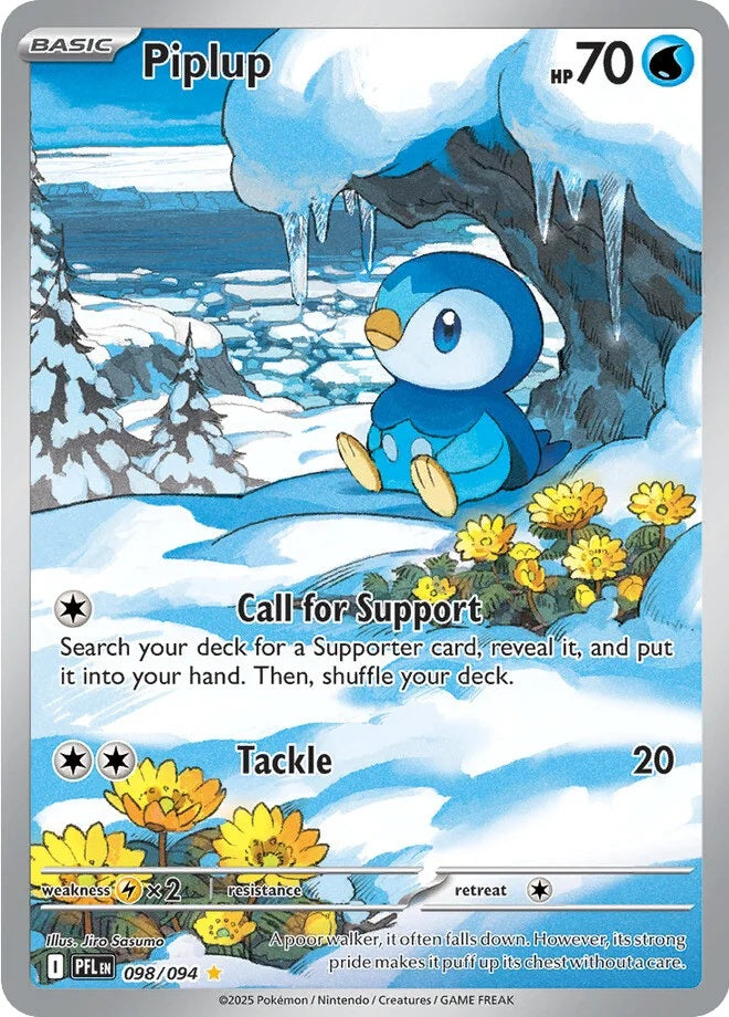 Piplup (098/094) Illustration Rare