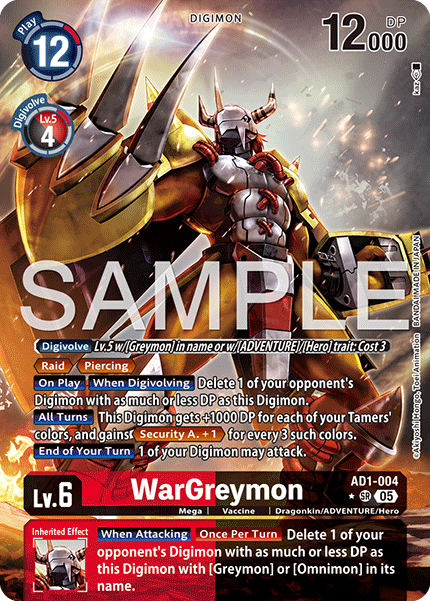WarGreymon (AD1-004) Alternative Art