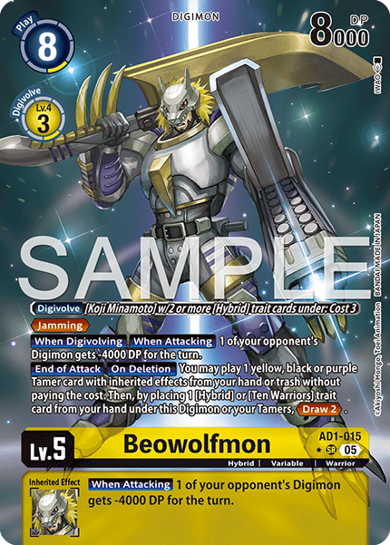 Beowolfmon (AD1-015) Alternative Art