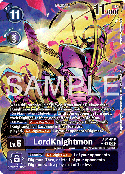 LordKnightmon (AD1-018) Alternative Art