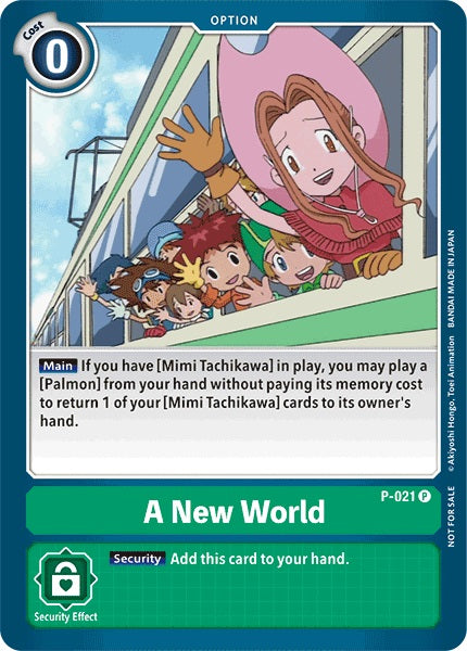 A New World (P-021) (Special Memorial Pack)
