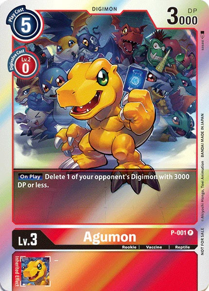 Agumon (P-001) Rainbow Foil