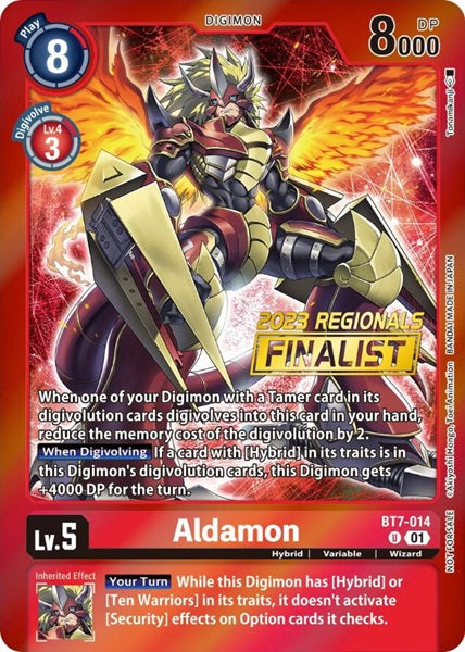 Aldamon (BT7-014) (2023 Regional Finalist)