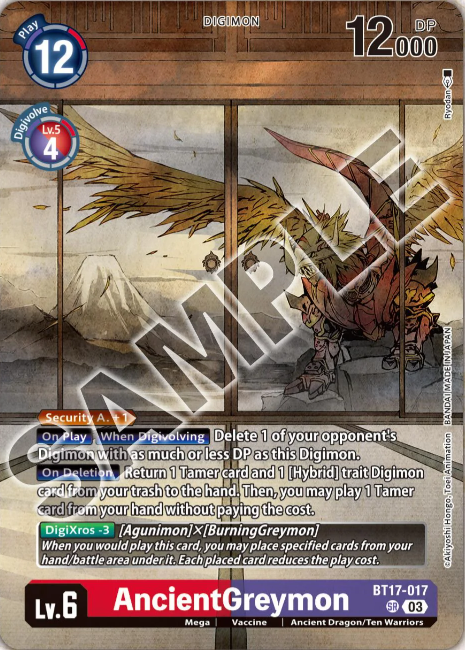 AncientGreymon (BT17-017) Tamer's Selection Box ver. Championship 2024