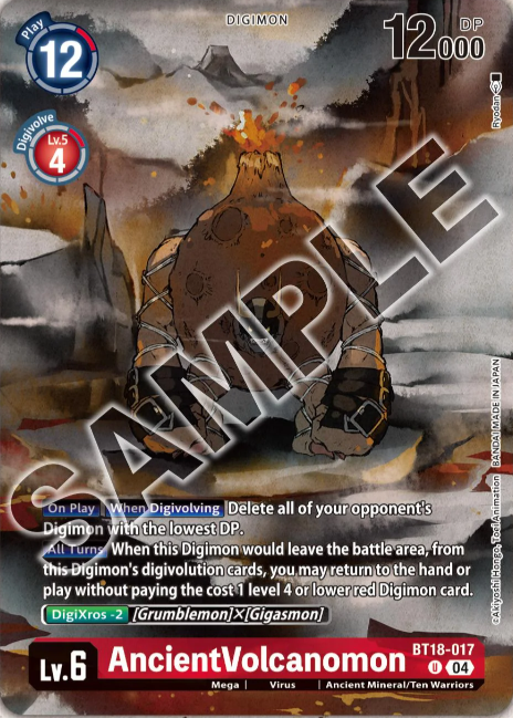 AncientVolcanomon (BT18-017) Tamer's Selection Box ver. Championship 2024