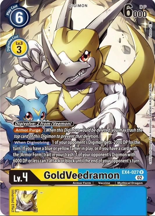 GoldVeedramon (EX4-027) Alternative Art