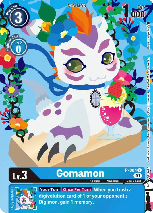 Gomamon P-004 Floral Fun
