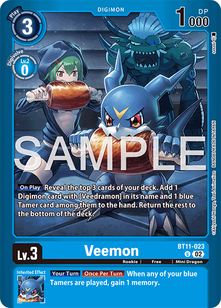 (Pre-order 28/08/2026) Veemon (BT11-023) Final Crest (LM08)