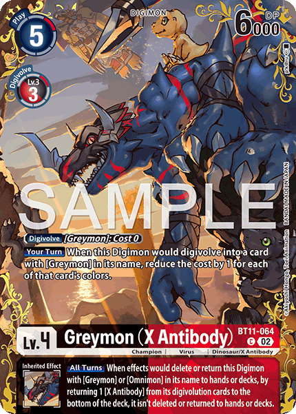Greymon (X Antibody) (BT11-064) Reprint BT25