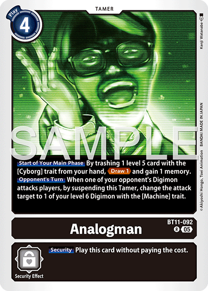 Analogman (BT11-092) Digimon Generation [AD01]