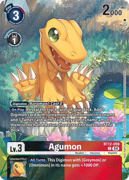 Agumon (BT12-059) Legend Pack 2024