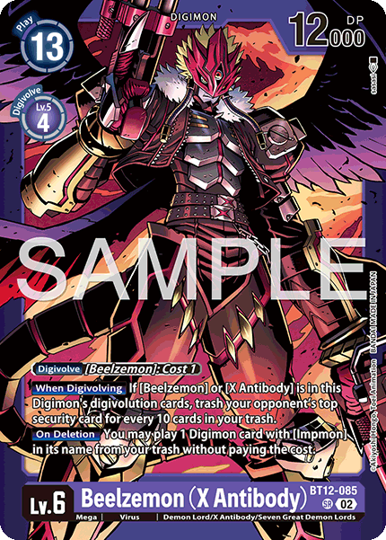 Beelzemon (X Antibody) (BT12-085) Billion Bullet [LM06]