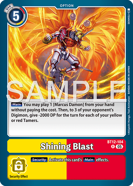Shining Blast (BT12-104) Digimon Generation [AD01]