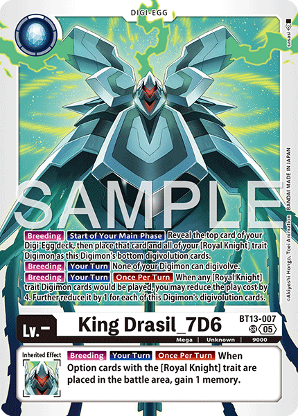 King Drasil_7D6 (BT13-007) Digimon Generation [AD01]