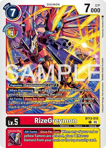 RizeGreymon (BT13-015) Common Digimon Generation [AD01]