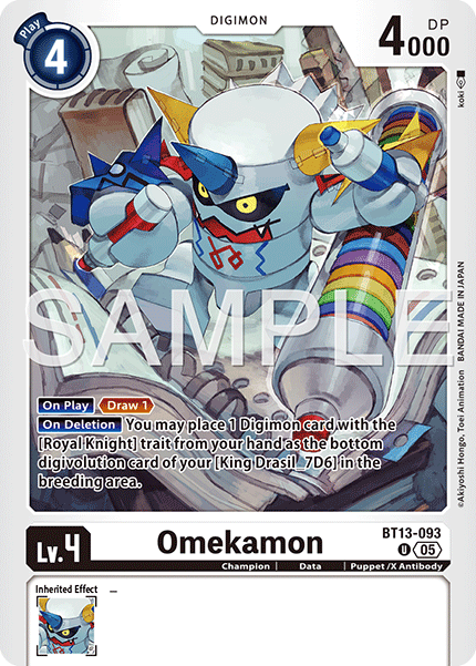 Omekamon (BT13-093) Digimon Generation [AD01]
