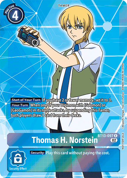 Thomas H. Norstein (BT13-097) Box Topper