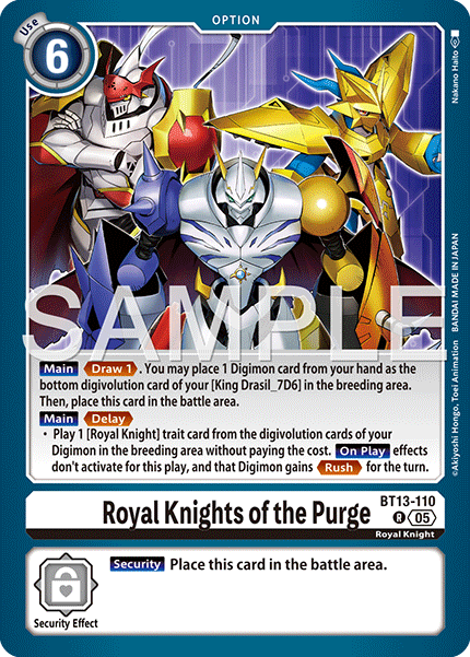 Royal Knights of the Purge (BT13-110) Digimon Generation [AD01]