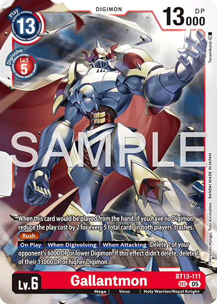 Gallantmon (BT13-111) Digimon Generation [AD01]
