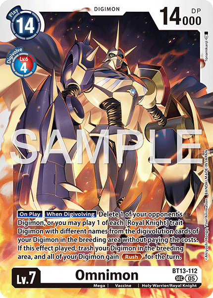 Omnimon (BT13-112) Digimon Generation [AD01]