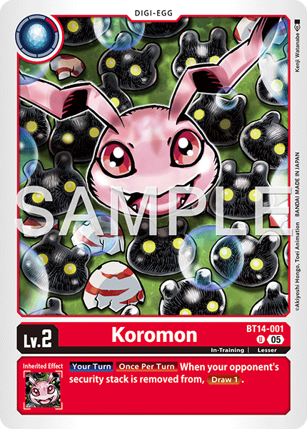 Koromon (BT14-001) Digimon Generation [AD01]