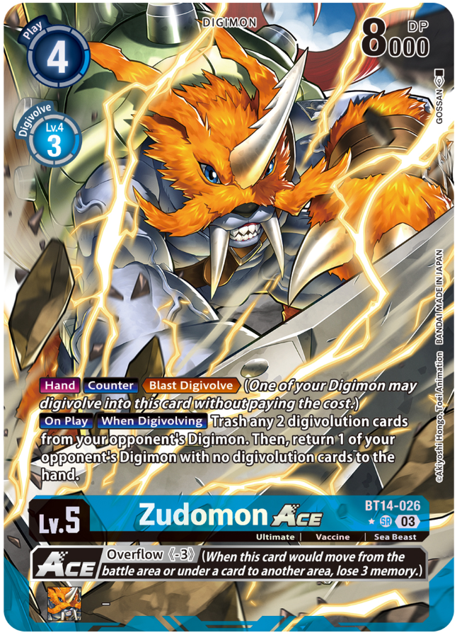 Zudomon ACE (BT14-026) Alternative Art